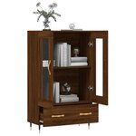 vidaXL Buffet haut chêne marron 69 5x31x115 cm bois d'ingénierie