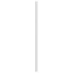 vidaXL Tête de lit métal blanc 193 cm