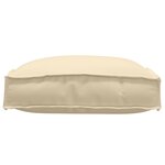 vidaXL Coussins de palette pour siège 6 Pièces Beige 40x40x8 cm Tissu Oxford