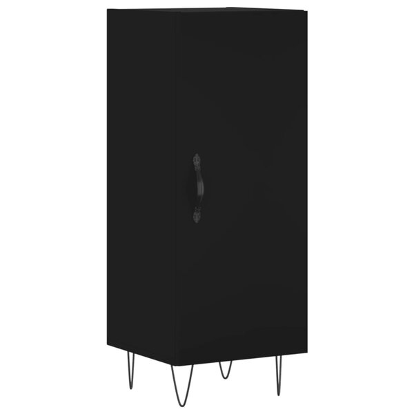 vidaXL Buffet Noir 34 5x34x90 cm Bois d'ingénierie