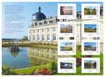 Collector 8 timbres - Les trésors architecturaux et naturels du département de l'Indre - Lettre Verte