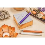 Stylo à bille Perlia violet Recharge Slider 755 M bleue SCHNEIDER