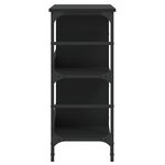 vidaXL Buffet noir 102x32x73 5 cm bois d'ingénierie