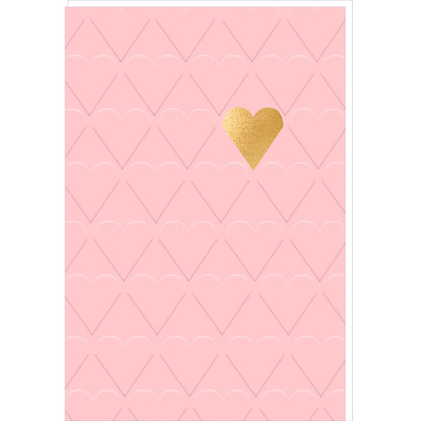 Carte De Voeux - Cœur En Or - Draeger paris