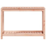 vidaXL Table de rempotage et étagère 108x50x75 cm bois massif douglas