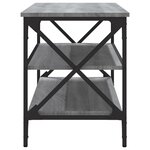 vidaXL Meuble TV Sonoma gris 100x40x50 cm Bois d'ingénierie