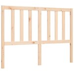 vidaXL Cadre de lit avec tête de lit 140x190 cm bois massif