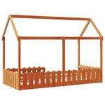 vidaXL Cadre de lit d'enfants forme de maison sans matelas 90x200 cm