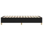 vidaXL Cadre de lit Noir 90x200 cm Tissu