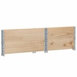 vidaXL Jardinière 80x60 cm bois de pin massif