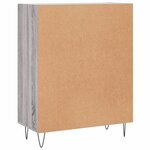 vidaXL Buffet sonoma gris 69 5x34x90 cm bois d'ingénierie