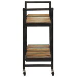 vidaXL Chariot de cuisine 87x36x81 cm Bois massif de récupération