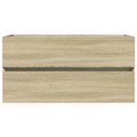 vidaXL Armoire d'évier Chêne sonoma 90x38 5x45 cm Aggloméré