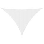 vidaXL Voile de parasol tissu oxford triangulaire 5x5x6 m blanc