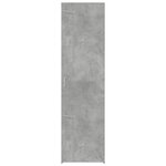 vidaXL Buffet haut gris béton 50x42 5x185 cm bois d'ingénierie