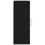 vidaXL Armoire murale noir 34 5x34x90 cm
