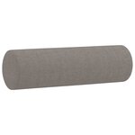 vidaXL Ensemble de canapés 4 Pièces avec coussins taupe tissu