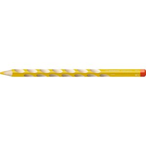 Crayon de couleur ergonomique easycolors droitier jaune x 12 stabilo