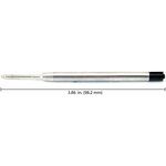 Blister 2 recharges billes noir pointe moyenne compatible avec parker monteverde