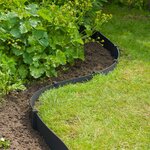 Nature Piquets d'ancrage de jardin 10 Pièces noir petit
