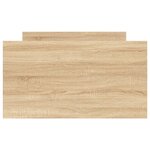 vidaXL Cadre de lit avec tiroirs sans matelas chêne sonoma 100x200 cm