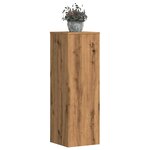 vidaXL Supports pour plantes 2 Pièces chêne artisanal bois d'ingénierie