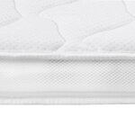 vidaXL Sur-matelas 120 x 200 cm Mousse de gel 7 cm