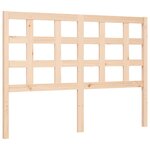 vidaXL Cadre de lit sans matelas bois massif