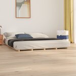 vidaXL Cadre de lit 180x200 cm bois de pin massif