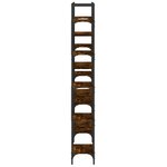 vidaXL Bibliothèque chêne fumé 155 5x24x166 5 cm bois d'ingénierie