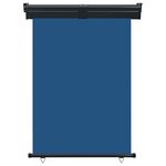 vidaXL Auvent latéral de balcon 125x250 cm Bleu