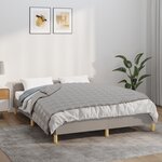 vidaXL Couverture lestée Gris 140x200 cm 6 kg Tissu