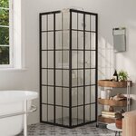 vidaXL Cabine de douche ESG 70x70x180 cm