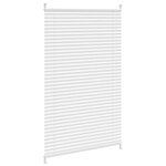 vidaXL Store plissé 70x100 cm Blanc