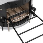 vidaXL Poêle à bois de camping Argenté 45x25x26 cm Acier