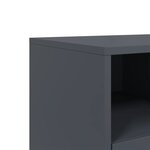 vidaXL Meuble TV anthracite 68x39x43 5 cm acier laminé à froid