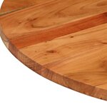 vidaXL Dessus de table Ø70x2 5 cm rond bois massif d'acacia