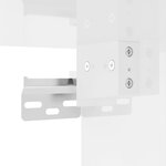 vidaXL Meubles TV muraux 3 Pièces blanc brillant 57x34 5x40 cm