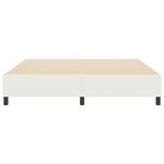 Lit Box Spring vidaXL Crème Super King Tissu Côtelé