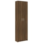 vidaXL Garde-robe couloir Chêne marron 55x25x189 cm Bois d'ingénierie