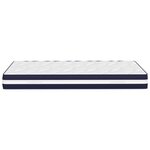 vidaXL Matelas à ressorts ensachés dureté moyenne 100x200 cm