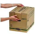 Pack de 5 cartons de déménagment R -Kive Taille S (L)304 x (P)406 x (H)304 mm FELLOWES