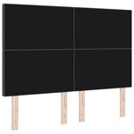 Tête de lit LED vidaXL Grise foncée 72 cm en velours côtelé