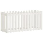 vidaXL Lit surélevé de jardin design de clôture 150x50x70cm pin massif
