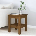 vidaXL Table basse Marron miel 35x35x40 cm Bois massif de pin