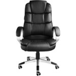 Fauteuil chaise siège de direction avec accoudoir max 120 kg noir 0508073