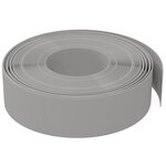 vidaXL Bordures de jardin 2 Pièces gris 10 m 15 cm polyéthylène