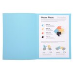 Paquet 100 Chemises Super 160 - 24x32cm - Bleu Clair - X 5 - Exacompta