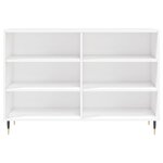 vidaXL Buffet blanc 103 5x35x70 cm bois d'ingénierie
