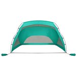 vidaXL Tente de plage vert d'eau 274x178x170/148 cm 185T polyester